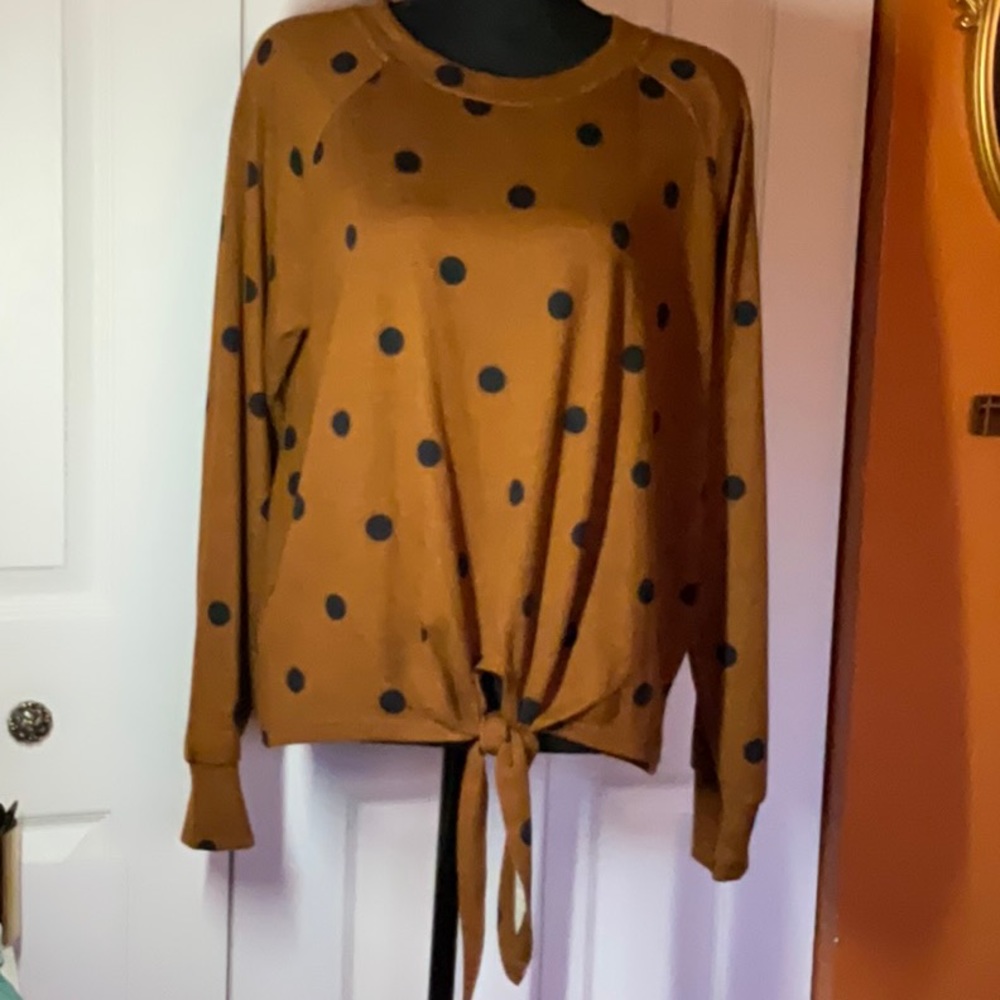 Tan Dotted Sweater, by Mine